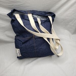 GAP Denim Jeans 1969 Retro Tote Bag Rivets Cardmember Exclusive Item